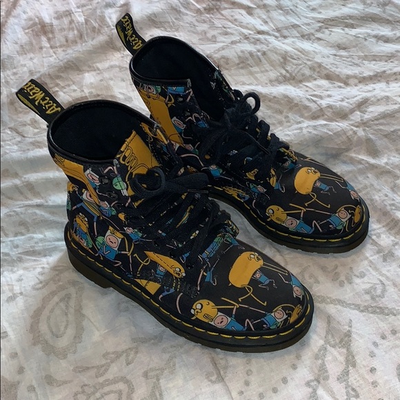 Dr. Martens Shoes - Dr Martens Adventure Time Castel Jake Finn Boots 5